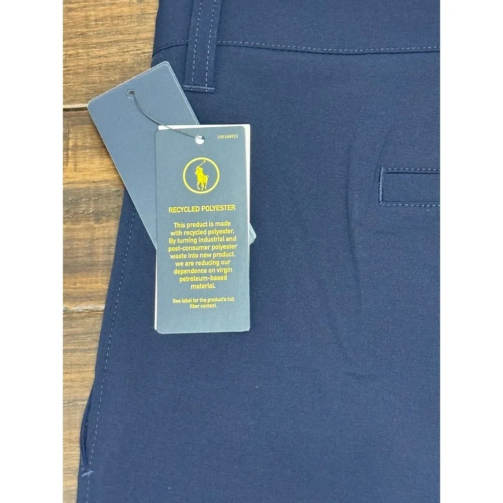 Polo Ralph Lauren Mens Navy Blue Performance Stretch Golf Shorts Size 44B New